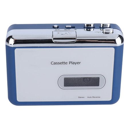 Portable Bluetooth Cassette Player Transmit Retro Tape Music to Bluetooth Earphones or Speakers Personal Walkman