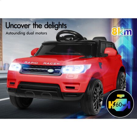 ALFORDSON Kids Ride On Car 12V Eletric Motor Remote Car Toy MP3 LED Light Red