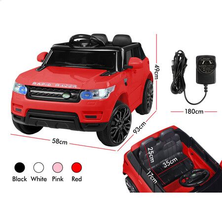 ALFORDSON Kids Ride On Car 12V Eletric Motor Remote Car Toy MP3 LED Light Red