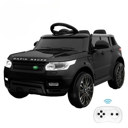 ALFORDSON Kids Ride On Car 12V Eletric Motor Remote Car Toy MP3 LED Light Black