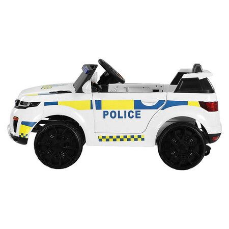 ALFORDSON Kids Police Ride On Car 12V Electric Toy Patrol Remote Control White