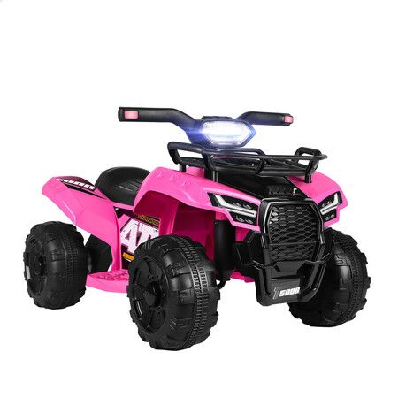 ALFORDSON Kids Ride On Car Electric ATV Toy With LED Lights Black