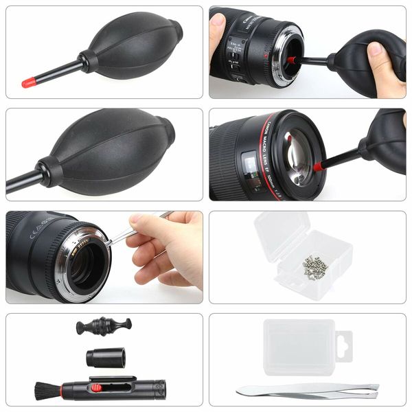 14-in-1 Camera Lens Cleaning Kit,Mirrorless Camera Sensor Cleaning Kit for DSLR Camera