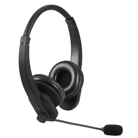 Wireless Bluetooth Offic Headset Noise Cancelling Mic Headphone For PC Laptop Phone