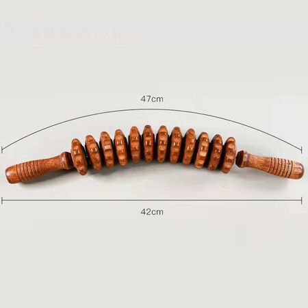 Wooden Massage Roller for Waist and Thigh