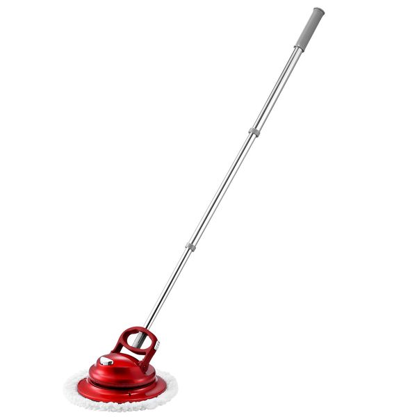 4 in 1 Floor Spin Mop Cordless Electric Spinning Cleaner Scrubber Polisher Sweeper Waxer Washer Cleaning Machine with Pad for Tile Wood Marble