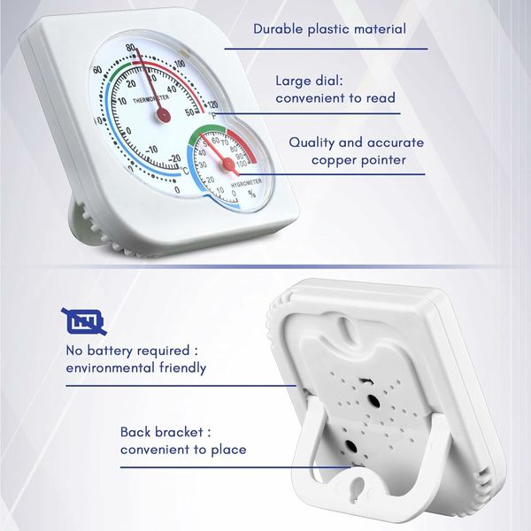 Indoor Thermometer and Humidity Gauge