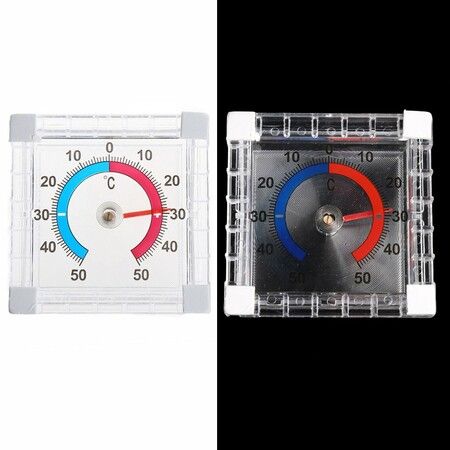 Temperature Thermometer Window Indoor Outdoor Wall Greenhouse Garden Home Room