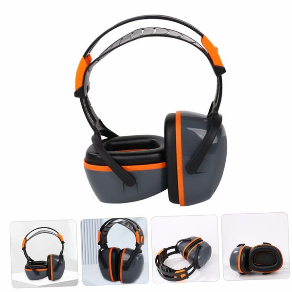 Noise Reducing Earmuffs, Anti-noise Ear Muffs ABS Comfortable Versatile Hearing Protection Earmuffs for Study Travel Play Work Mowing