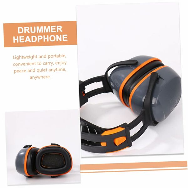 Noise Reducing Earmuffs, Anti-noise Ear Muffs ABS Comfortable Versatile Hearing Protection Earmuffs for Study Travel Play Work Mowing