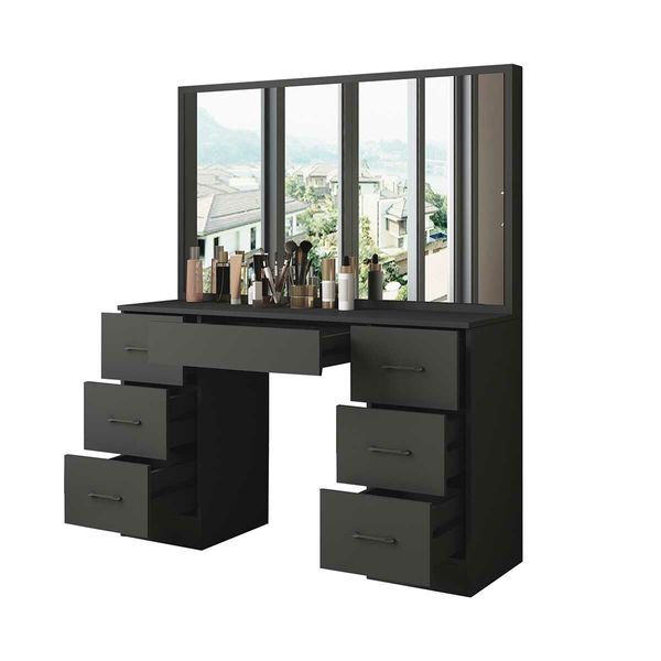 Dressing Table Set with Mirror Makeup Dresser Vanity Modern Home Furniture