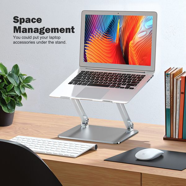 Laptop Stand Holder Adjustable Notebook Computer Monitor Riser Ergonomic PC Macbook 7 to 17 inch Screen Desk Station