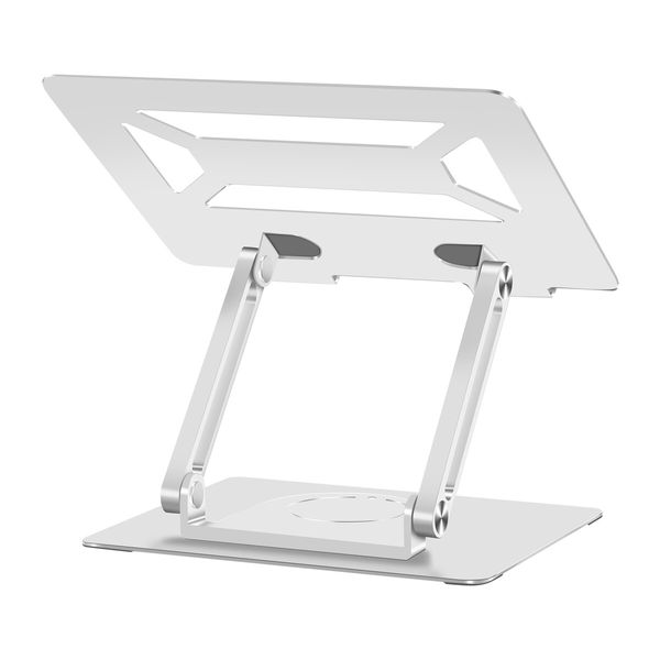 Laptop Holder Stand 360 Degree Swivel Notebook Riser Computer Monitor Foldable Ergonomic PC Station for 11 to 17 Inch Screen