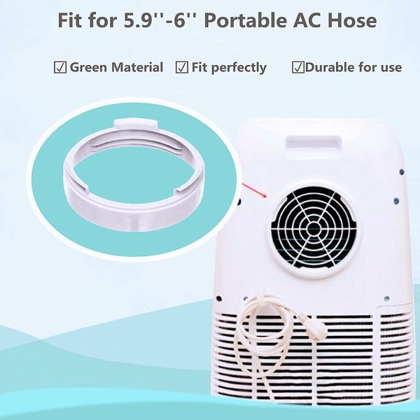 5.9 inch or 6 inch Portable Air Conditioner Exhaust Hose Coupler Round