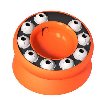 Cat Dish Food Bowl Dog Pet Bait Plate Drainage Reduces Burden Prevent Falls Weight Management