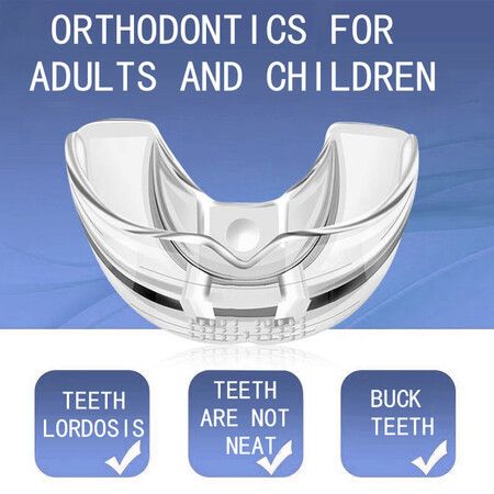 3 Stages Dental Orthodontic Braces Teeth Retainer Bruxism Mouth Guard Teeth Straightener Device