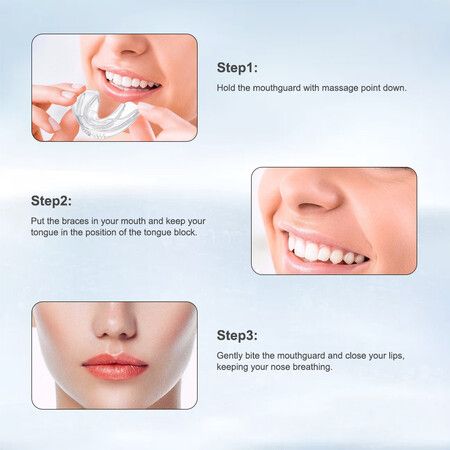 3 Stages Dental Orthodontic Braces Teeth Retainer Bruxism Mouth Guard Teeth Straightener Device