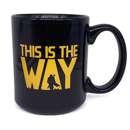 The Mandalorian Ceramic Coffee Mark Mug Black (300-400 ML)