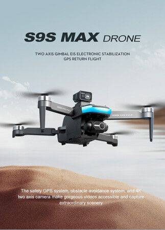 4K Two-axis gimbal EIS electronic image stabilization high-definition aerial Stabilization photography Laser obstacle avoidance Dual Battery