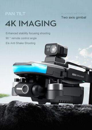 4K Two-axis gimbal EIS electronic image stabilization high-definition aerial Stabilization photography Laser obstacle avoidance Dual Battery