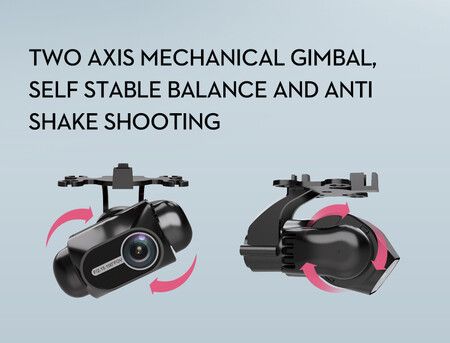 4K Two-axis gimbal EIS electronic image stabilization high-definition aerial Stabilization photography Laser obstacle avoidance Dual Battery