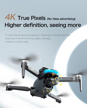 4K Two-axis gimbal EIS electronic image stabilization high-definition aerial Stabilization photography Laser obstacle avoidance Dual Battery