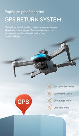 4K Two-axis gimbal EIS electronic image stabilization high-definition aerial Stabilization photography Laser obstacle avoidance Dual Battery