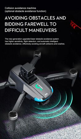 4K Two-axis gimbal EIS electronic image stabilization high-definition aerial Stabilization photography Laser obstacle avoidance Dual Battery