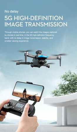 4K Two-axis gimbal EIS electronic image stabilization high-definition aerial Stabilization photography Laser obstacle avoidance Dual Battery