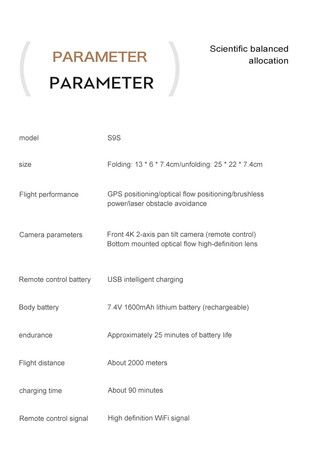 4K Two-axis gimbal EIS electronic image stabilization high-definition aerial Stabilization photography Laser obstacle avoidance Dual Battery