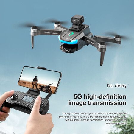 4K Two-axis gimbal EIS electronic image stabilization high-definition aerial Stabilization photography Laser obstacle avoidance Dual Battery