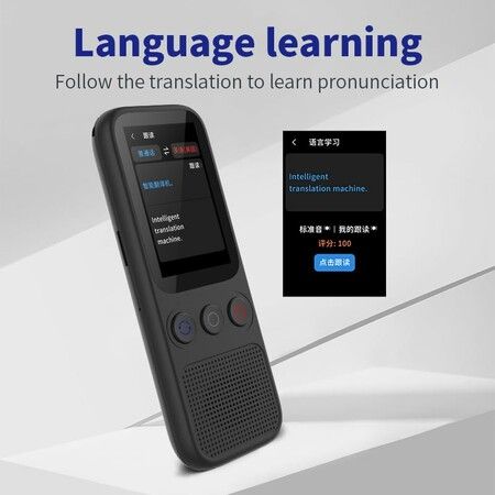 Language Translator Device,Instant Offline Language Translator Device Support 138 Languages,Voice Translator Offline,Portable Two-Way Language Translator for Business Learning Travel