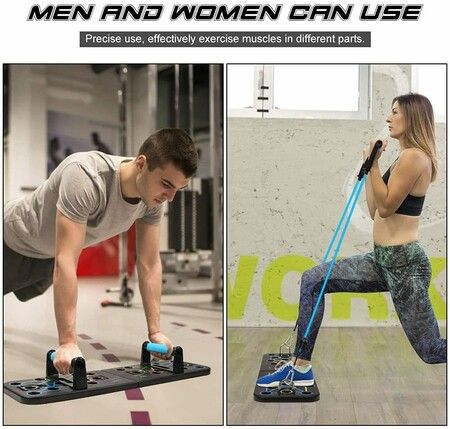 Push Up Board- Portable Home Multi-Function Foldable Push Up training board Bar Push Up Handles for Floor