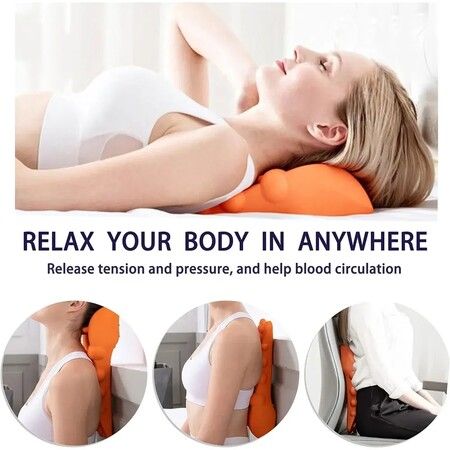 Cervical Traction Device,Massager for Neck Shoulder Stretcher Tool, Trigger Point Neck Relief Device