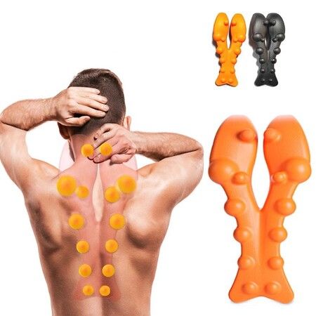 Cervical Traction Device,Massager for Neck Shoulder Stretcher Tool, Trigger Point Neck Relief Device