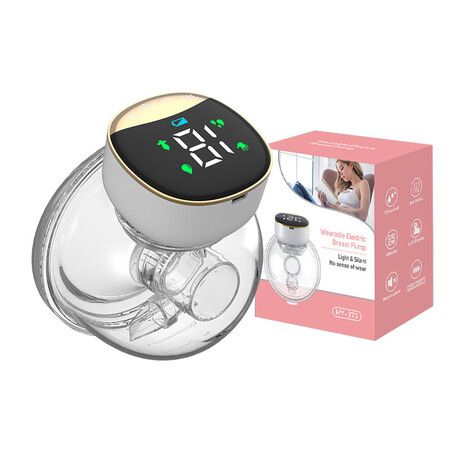 Portable Electric Breast Pump Silent Wearable Hands-Free Newborn Comfort Milk Extractor Automatic Milker Breastfeeding Color Gold