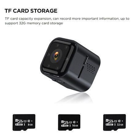 Smart Wifi Wireless Camera 1080P Home Security Hd Night Vision Action Camera