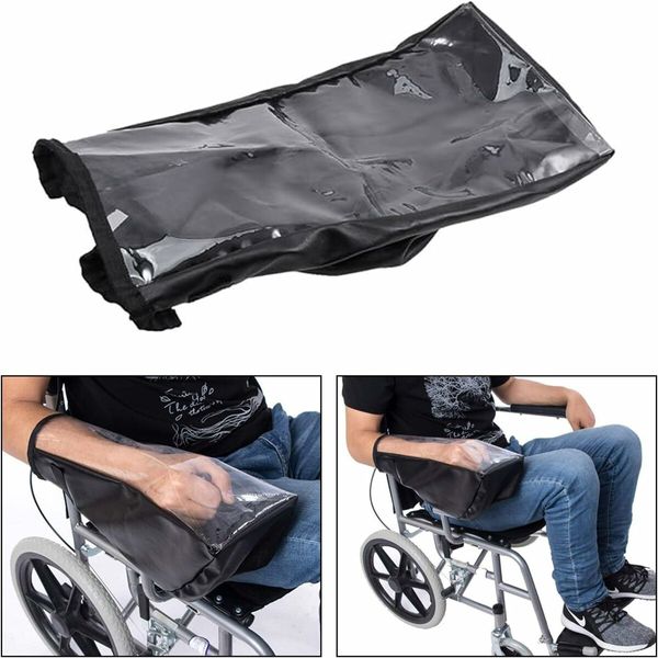 Power Wheelchair Armrest Cover Waterproof Electric Wheelchair Arm Joystick Cover