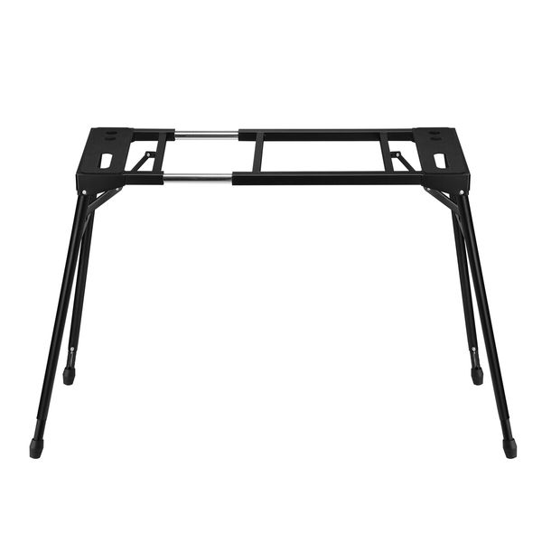 Keyboard Stand Piano Music Collapsible Adjustable Portable Heavy Duty 54 to 88 Key Musical Table Black