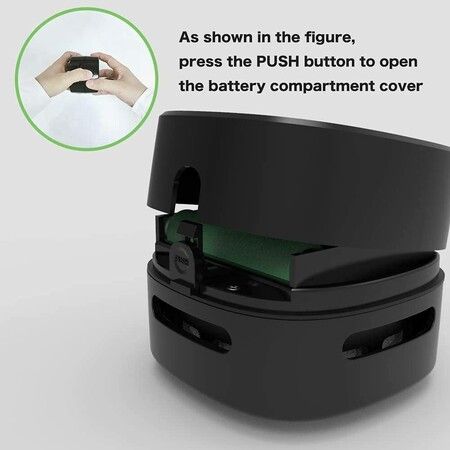 (Black)Desktop Mini Table dust Sweeper Energy Saving,High Endurance up to 90 mins,Cordless&360o Rotatable Design for Keyboard/Home/School/Office