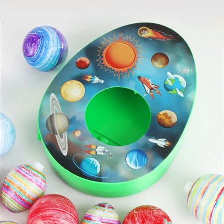 Easter Egg Decorator Kit - Includes 8 Colorful Quick Drying Non Toxic Markers And 3 Egg