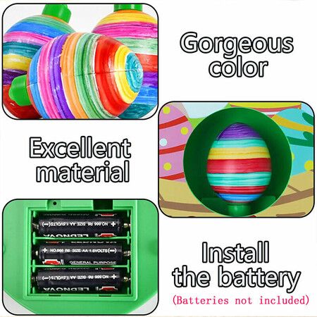 Easter Egg Decorator Kit - Includes 8 Colorful Quick Drying Non Toxic Markers And 3 Egg