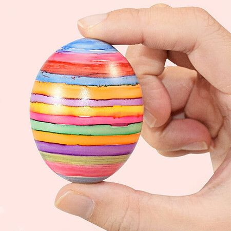 Easter Egg Decorator Kit - Includes 8 Colorful Quick Drying Non Toxic Markers And 3 Egg