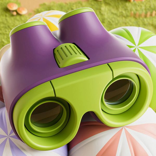 Telescope for Kids Children Telescope for Outdoor Adventure Portable and Adjustable Dual Barrel Telescope Science Experiment Toy for Kids Education Toys