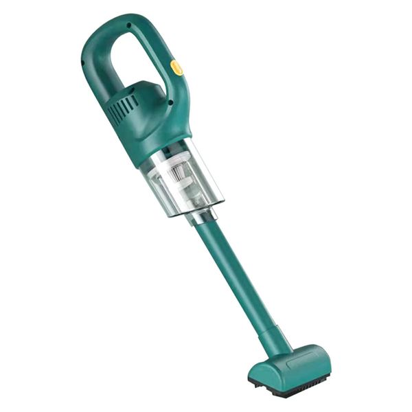 Portable Vacuum Cleaner Wireless Car Vacuum Cleaning Powerful Suction for Home Car Dual Use Cleaning Tool Color Green