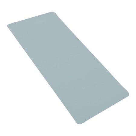 Non Slip Desk Pad, PU Leather Desk Protector for Keyboard and Mouse, Office and Home, 90 x 45 cm, Light Blue