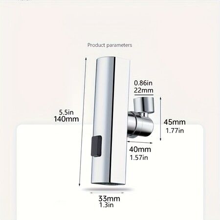 Multifunctional Faucet Adapter Faucet, Three Modes Faucet, Sink Faucet Replacement Accessories, Home Essential