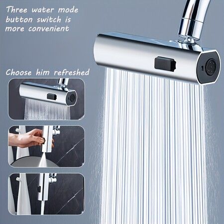 Multifunctional Faucet Adapter Faucet, Three Modes Faucet, Sink Faucet Replacement Accessories, Home Essential