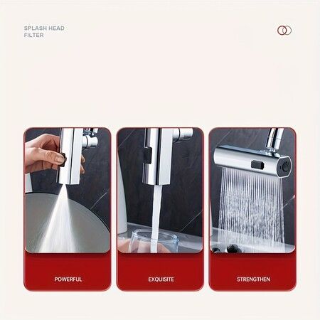 Multifunctional Faucet Adapter Faucet, Three Modes Faucet, Sink Faucet Replacement Accessories, Home Essential