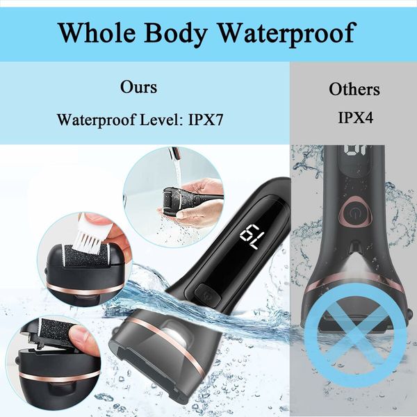 Callus Remover for Feet,13-in-1 Professional Pedicure Tools Foot Care Kit,Foot Scrubber Electric Feet File Pedi for Hard Cracked Dry Dead Skin,3 Rollers,2 Speed,Battery Display (Black)